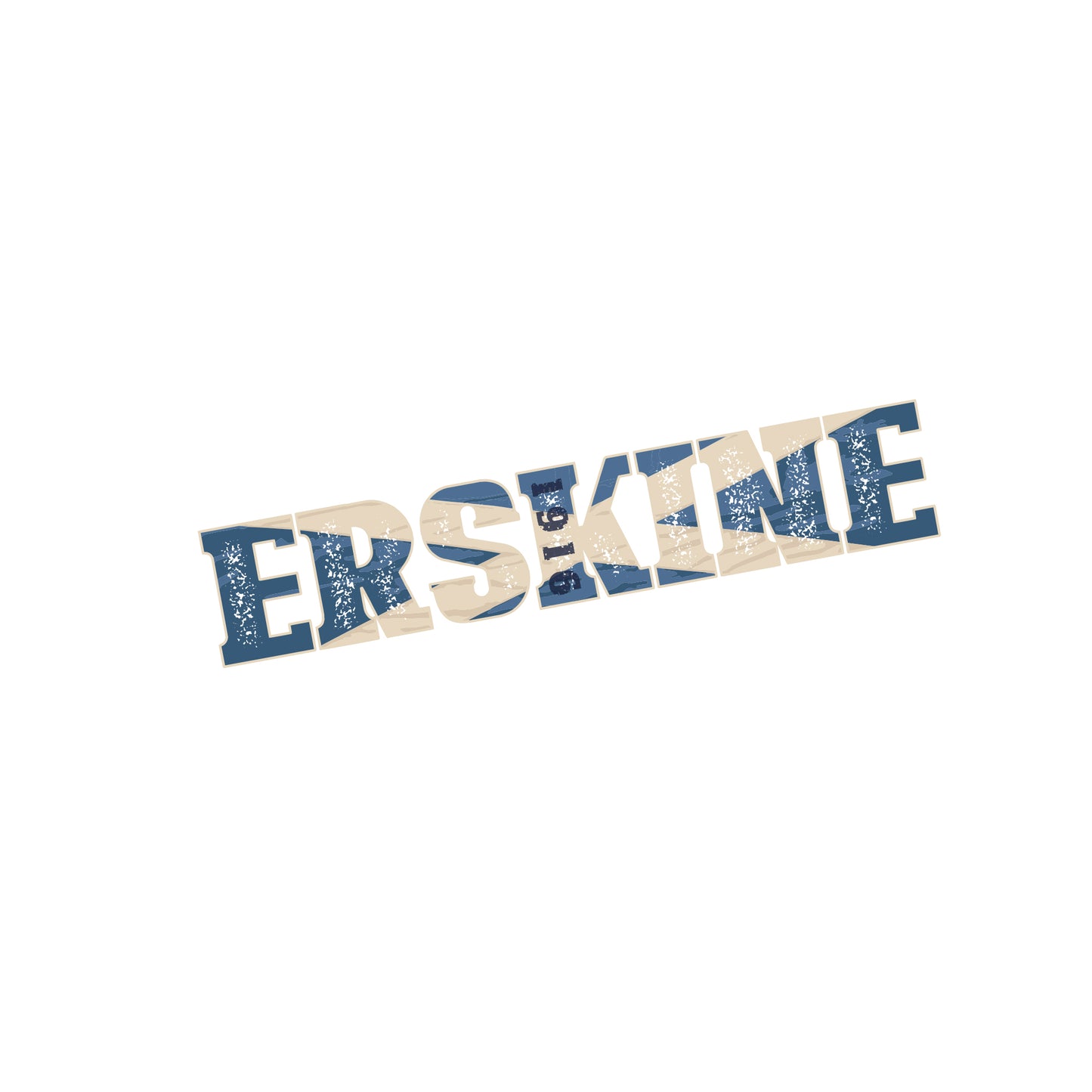 Saltire Erskine Flag Car Sticker - Erskine Store