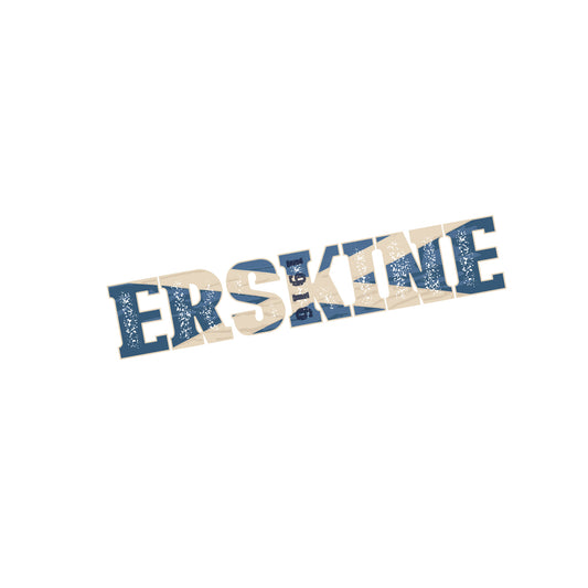 Saltire Erskine Flag Car Sticker - Erskine Store