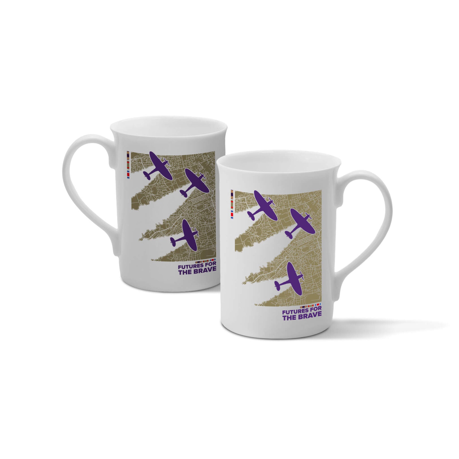 Edinburgh Flypast China Mug - Wite - Erskine Store