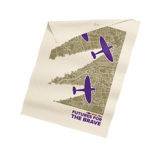 Edinburgh Flypast Tea Towel - Natural - Erskine Store