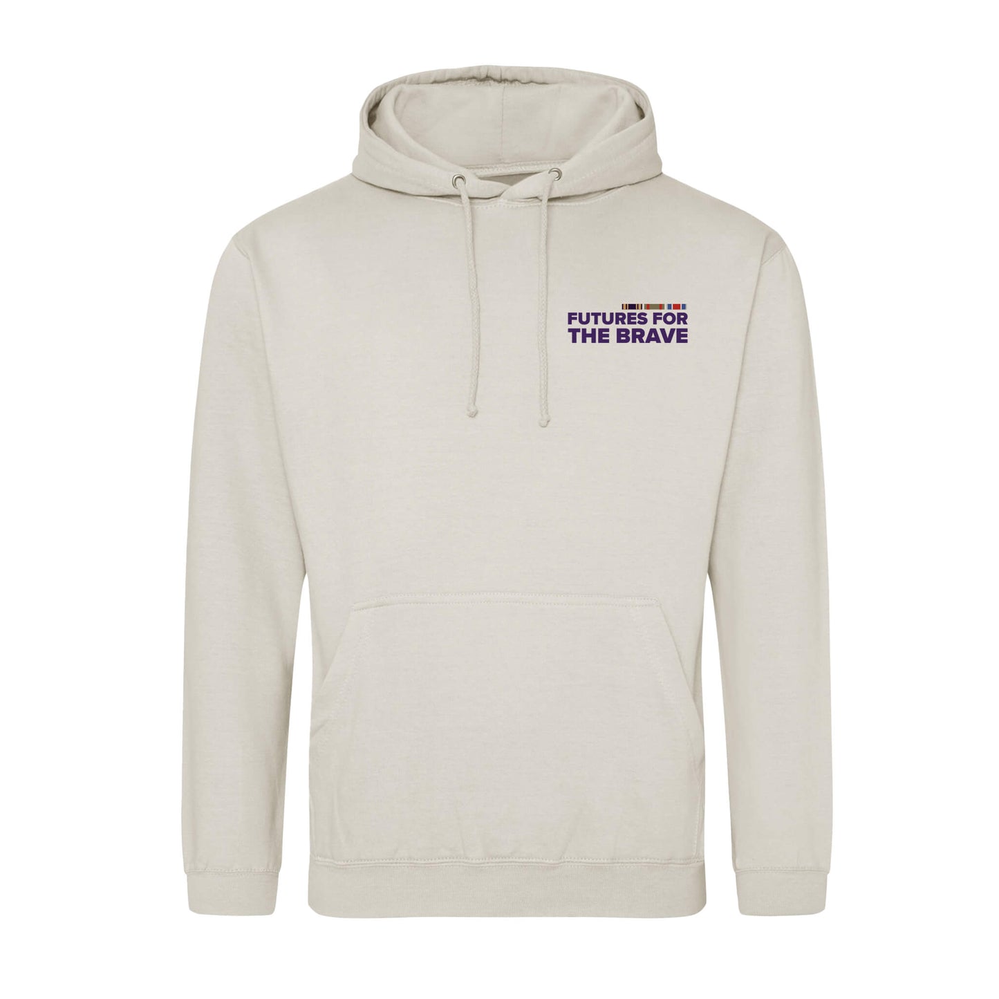 Glasgow Flypast Hoodie - Natural Stone - Front View - Erskine Store