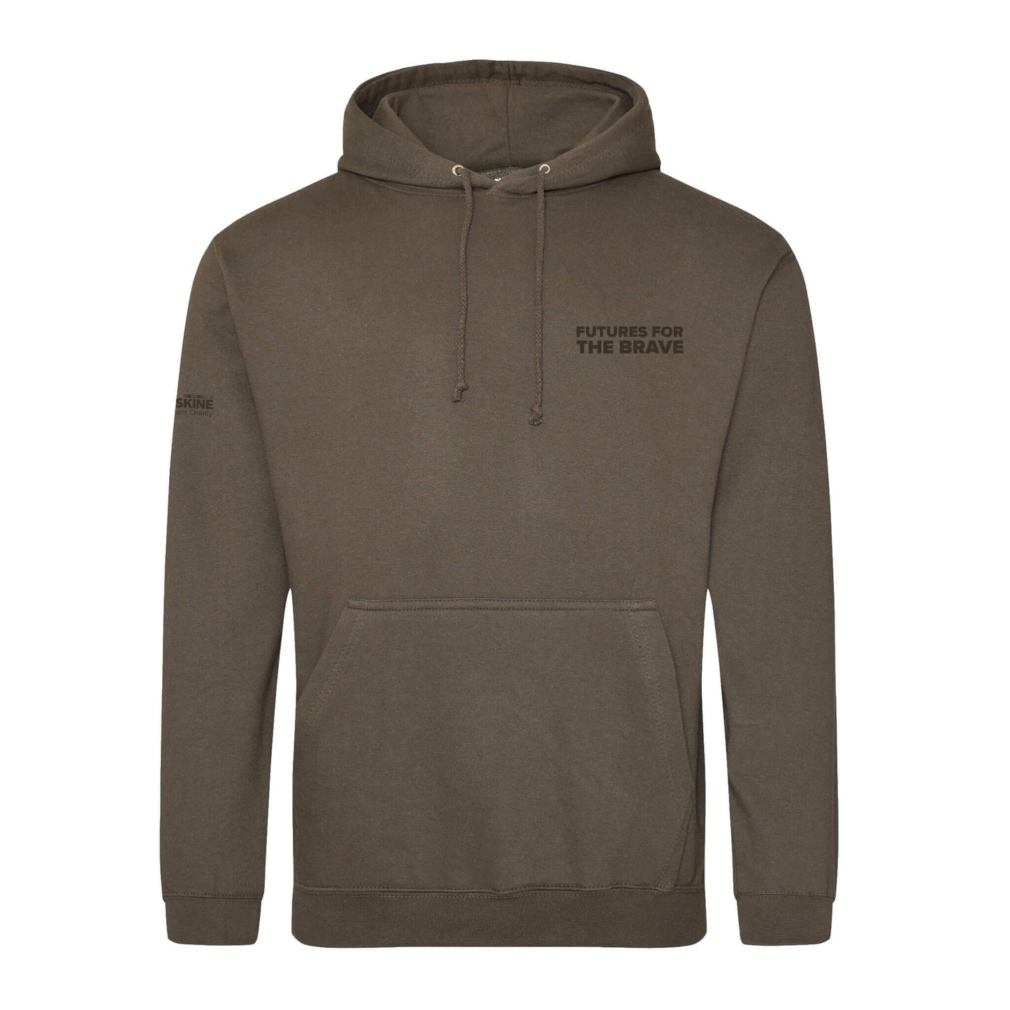 Spitfire Hoodie - Olive Green - Front View - Erskine Store