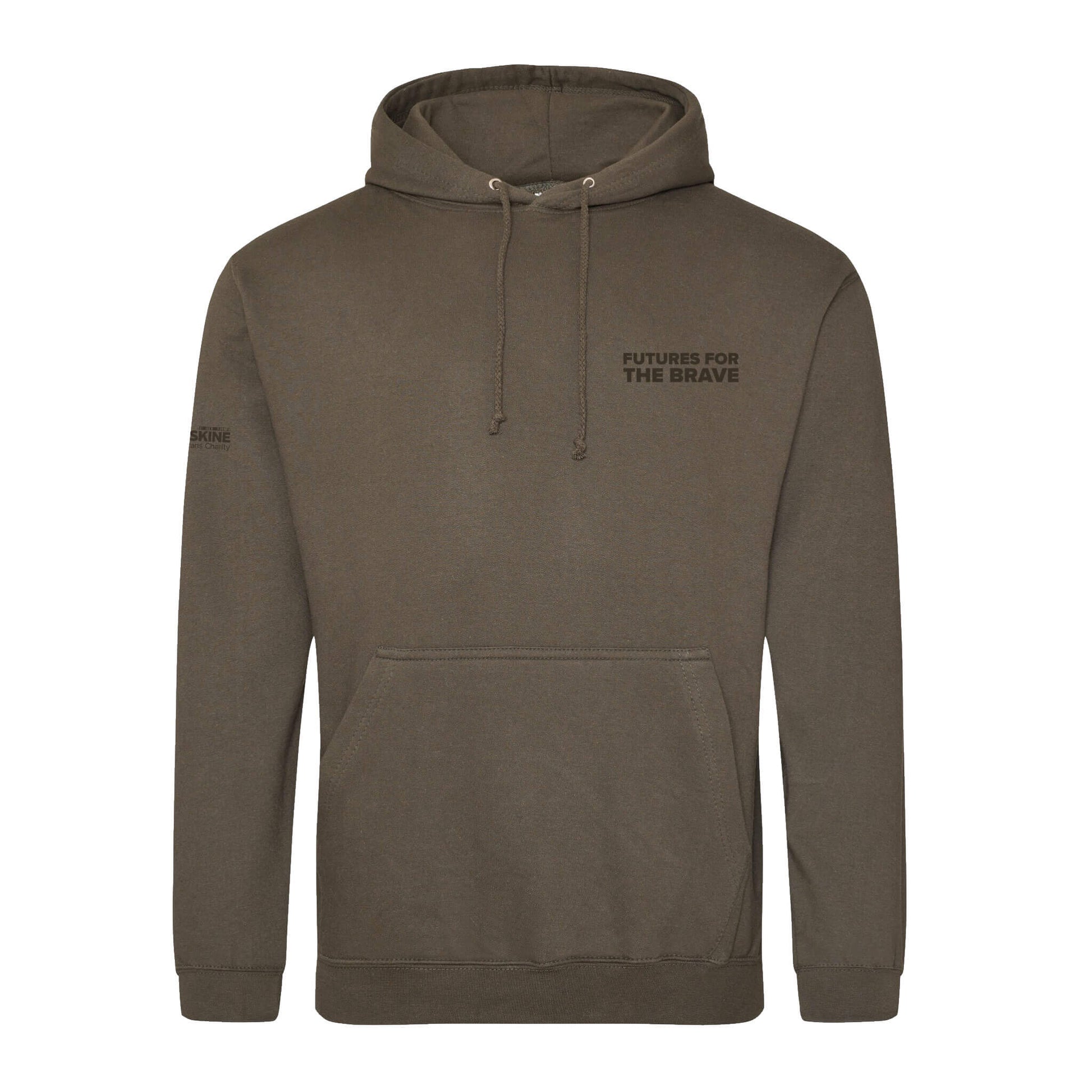 Spitfire Hoodie - Olive Green - Front View - Erskine Store