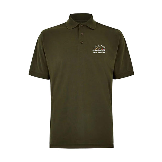 Spitfire Polo - Army Green - Front View