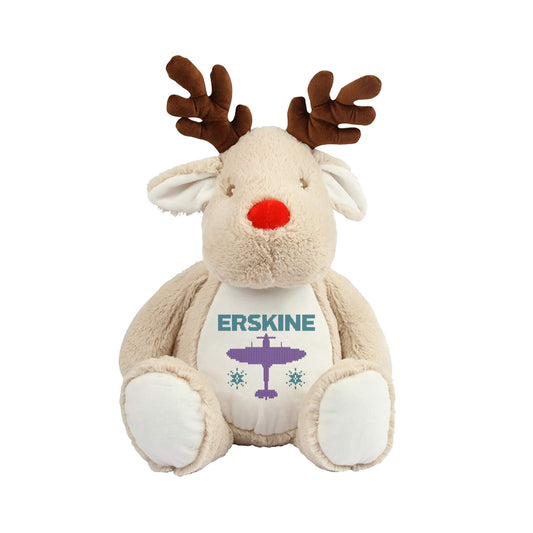 Erskine Christmas Reindeer Plush - Light Brown - Erskine Store