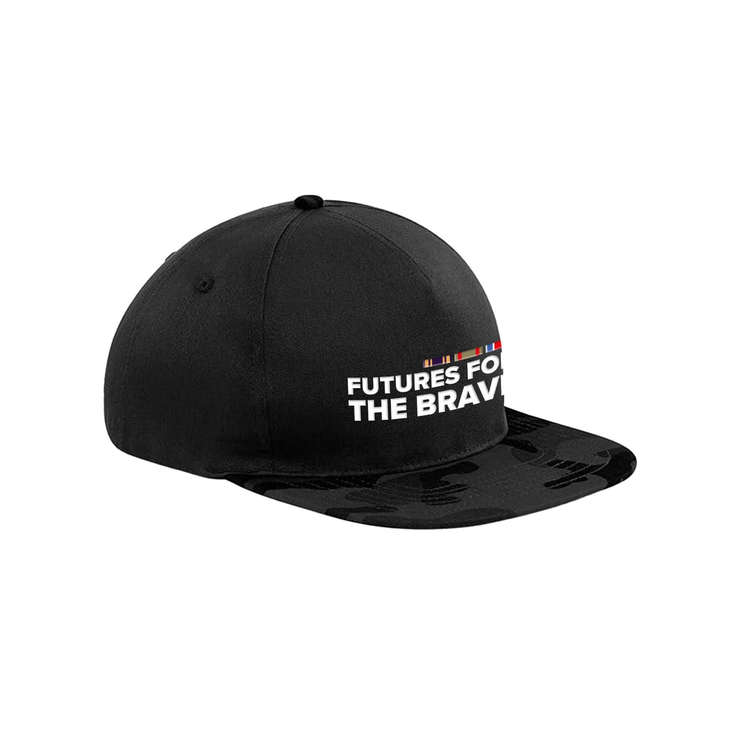 Futures For the Brave Snapback Cap - Black/Black Camo - Erskine Store